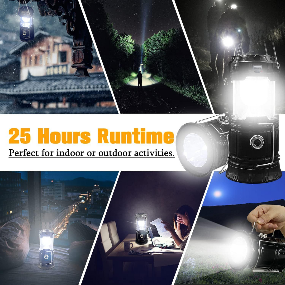 Xtautex Foldable Compact LED Lanterns - Durable